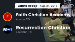 Recap: Faith Christian Academy vs. Resurrection Christian  2018