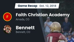 Recap: Faith Christian Academy vs. Bennett  2018