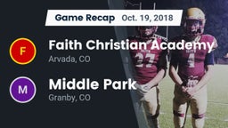 Recap: Faith Christian Academy vs. Middle Park  2018