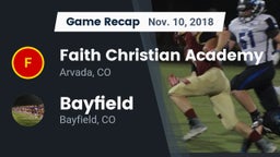 Recap: Faith Christian Academy vs. Bayfield  2018