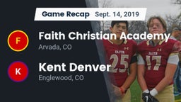 Recap: Faith Christian Academy vs. Kent Denver  2019