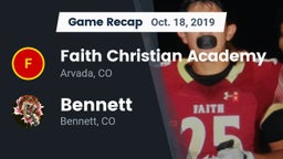 Recap: Faith Christian Academy vs. Bennett  2019