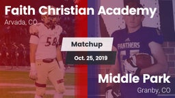 Matchup: Faith Christian vs. Middle Park  2019