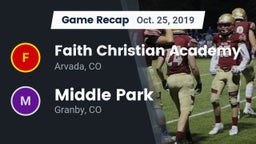 Recap: Faith Christian Academy vs. Middle Park  2019