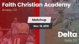 Matchup: Faith Christian vs. Delta  2019