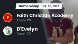 Recap: Faith Christian Academy vs. D'Evelyn  2021