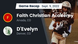 Recap: Faith Christian Academy vs. D'Evelyn  2022