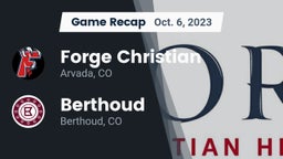 Recap: Forge Christian vs. Berthoud  2023