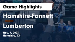 Hamshire-Fannett  vs Lumberton  Game Highlights - Nov. 7, 2023