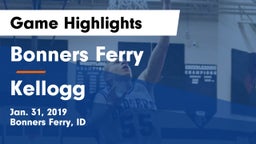 Bonners Ferry  vs Kellogg  Game Highlights - Jan. 31, 2019