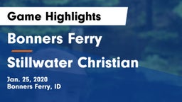 Bonners Ferry  vs Stillwater Christian Game Highlights - Jan. 25, 2020