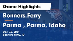 Bonners Ferry  vs Parma , Parma, Idaho Game Highlights - Dec. 30, 2021