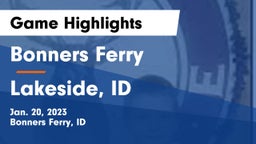 Bonners Ferry  vs Lakeside, ID Game Highlights - Jan. 20, 2023