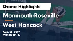 Monmouth-Roseville  vs West Hancock  Game Highlights - Aug. 26, 2019