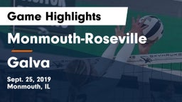 Monmouth-Roseville  vs Galva  Game Highlights - Sept. 25, 2019