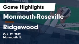 Monmouth-Roseville  vs Ridgewood Game Highlights - Oct. 19, 2019