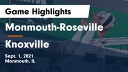 Monmouth-Roseville  vs Knoxville Game Highlights - Sept. 1, 2021