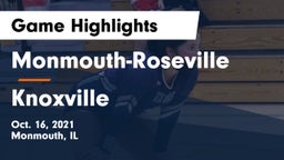 Monmouth-Roseville  vs Knoxville Game Highlights - Oct. 16, 2021