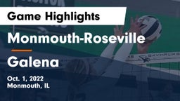 Monmouth-Roseville  vs Galena  Game Highlights - Oct. 1, 2022