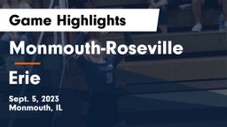 Monmouth-Roseville  vs Erie  Game Highlights - Sept. 5, 2023