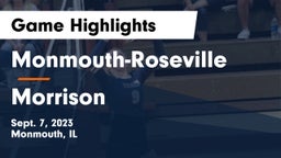 Monmouth-Roseville  vs Morrison  Game Highlights - Sept. 7, 2023