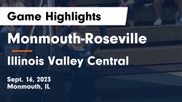 Monmouth-Roseville  vs Illinois Valley Central  Game Highlights - Sept. 16, 2023