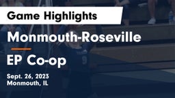 Monmouth-Roseville  vs EP Co-op Game Highlights - Sept. 26, 2023