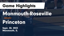 Monmouth-Roseville  vs Princeton  Game Highlights - Sept. 30, 2023