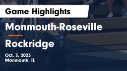 Monmouth-Roseville  vs Rockridge  Game Highlights - Oct. 3, 2023
