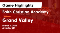 Faith Christian Academy vs Grand Valley  Game Highlights - March 3, 2023