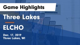 Three Lakes  vs ELCHO  Game Highlights - Dec. 17, 2019