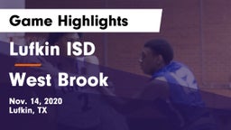 Lufkin ISD vs West Brook  Game Highlights - Nov. 14, 2020