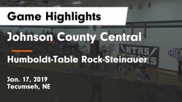 Johnson County Central  vs Humboldt-Table Rock-Steinauer  Game Highlights - Jan. 17, 2019