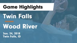 Twin Falls vs Wood River  Game Highlights - Jan. 24, 2018