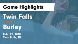Twin Falls vs Burley  Game Highlights - Feb. 22, 2018