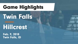 Twin Falls vs Hillcrest  Game Highlights - Feb. 9, 2018