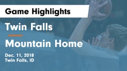 Twin Falls vs Mountain Home  Game Highlights - Dec. 11, 2018