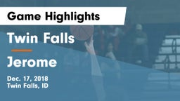 Twin Falls vs Jerome  Game Highlights - Dec. 17, 2018