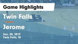 Twin Falls vs Jerome  Game Highlights - Jan. 30, 2019