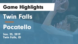 Twin Falls vs Pocatello  Game Highlights - Jan. 25, 2019