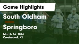 South Oldham  vs Springboro  Game Highlights - March 16, 2024