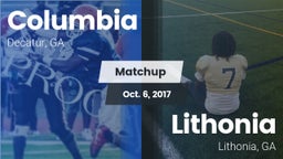Matchup: Columbia  vs. Lithonia  2017