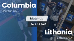 Matchup: Columbia  vs. Lithonia  2018