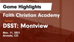 Faith Christian Academy vs DSST: Montview Game Highlights - Nov. 11, 2021
