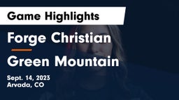 Forge Christian vs Green Mountain Game Highlights - Sept. 14, 2023
