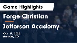 Forge Christian vs Jefferson Academy Game Highlights - Oct. 19, 2023