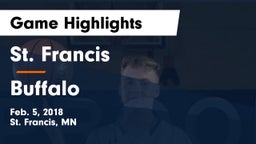 St. Francis  vs Buffalo  Game Highlights - Feb. 5, 2018