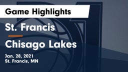 St. Francis  vs Chisago Lakes  Game Highlights - Jan. 28, 2021