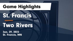 St. Francis  vs Two Rivers  Game Highlights - Jan. 29, 2022