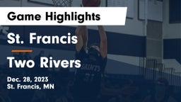 St. Francis  vs Two Rivers  Game Highlights - Dec. 28, 2023